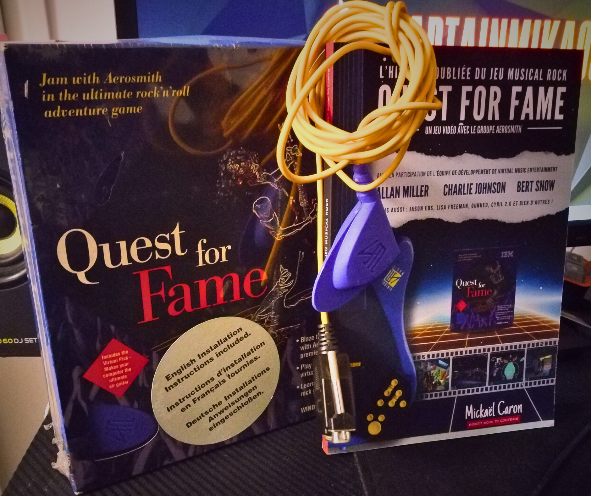 Photo du livre Quest For Fame en situation
