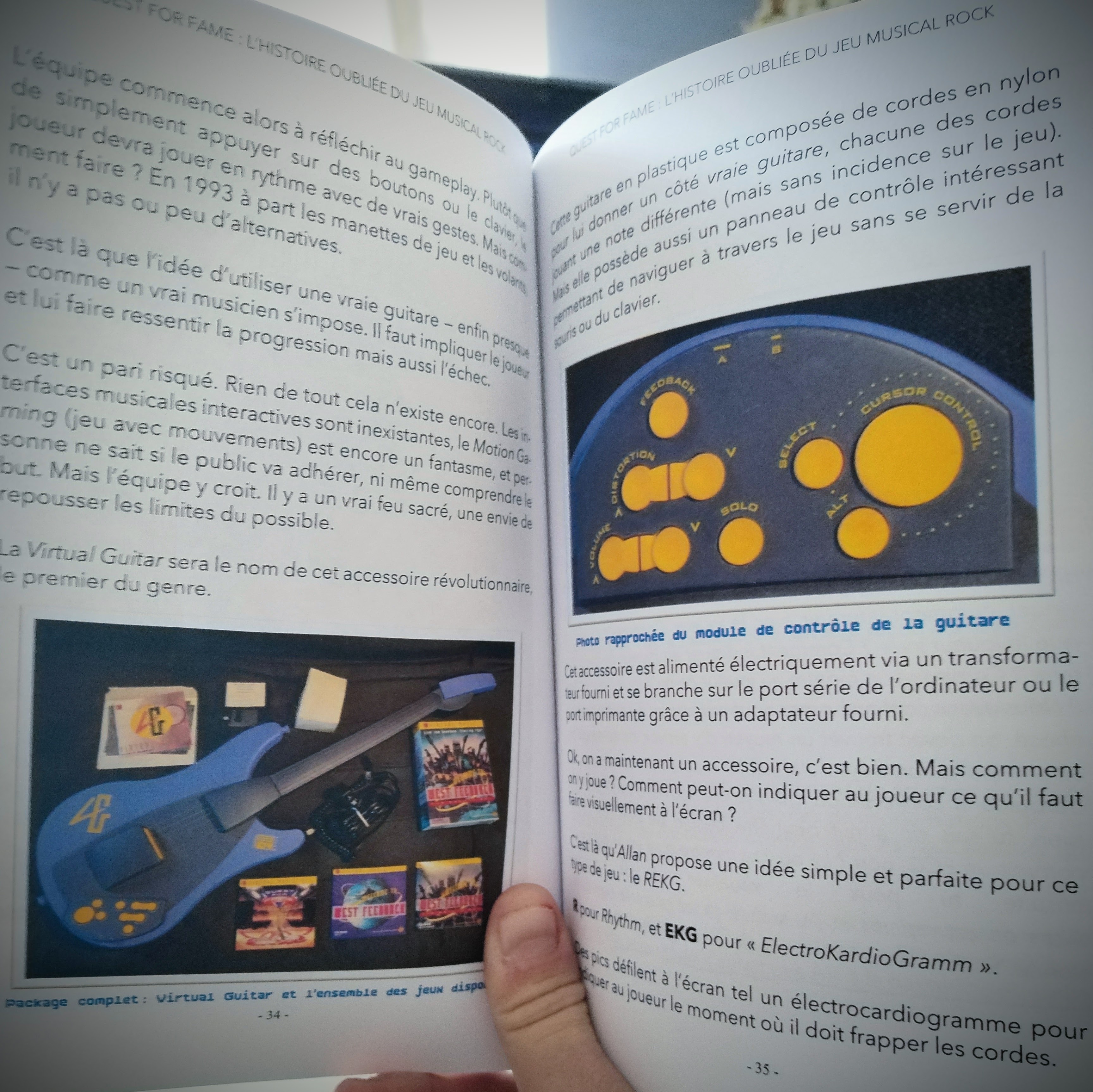 Extrait de pages du livre Quest For Fame